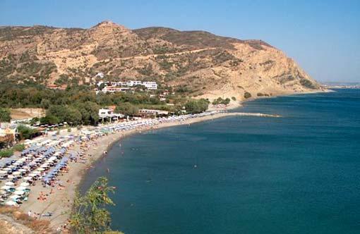 Sky Beach Hotel Agia Galini  Bagian luar foto