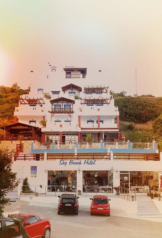 Sky Beach Hotel Agia Galini  Bagian luar foto